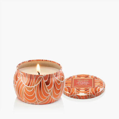 Voluspa Spiced Pumpkin Latte Capsule 4oz Mini Tin Candle