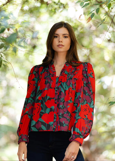 Alden Adair Legacy Floral Oliver Top