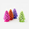 180 Degree Small Metallic Tree with LED lights