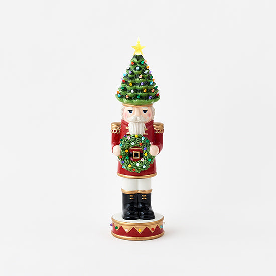 180 Degree Lit Nutcracker with Tree Hat