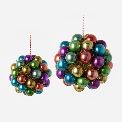 180 Degree Luminescent Ball Cluster Ornaments