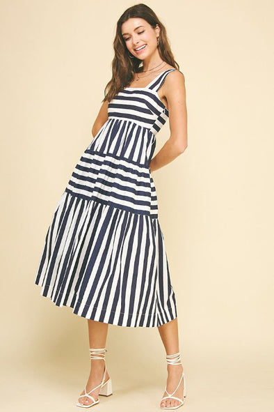 pinch dress Pinch Ruffled Sleeveless Shirt Dress