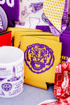 Victory Lap Gold LSU Koozie