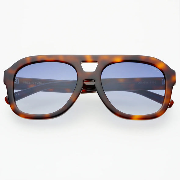 Freyrs Voyager Sunglasses- Tortoise/Blue