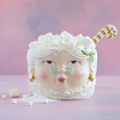 Glitterville Mrs. Papa Noel Punch Bowl