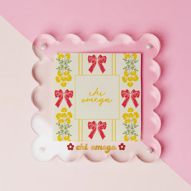 The Darling Effect Chi Omega Acrylic Picture Frame
