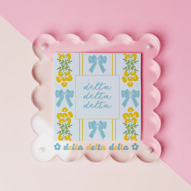 The Darling Effect Delta Delta Delta Acrylic Picture Frame