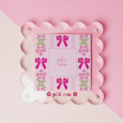 The Darling Effect Phi Mu Acrylic Picture Frame