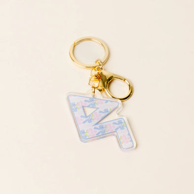 The Darling Effect Delta Gamma Oh So Fancy Letter Acrylic Keychain