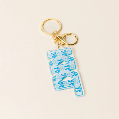 The Darling Effect Kappa Kappa Gamma Oh So Fancy Letter Acrylic Keychain
