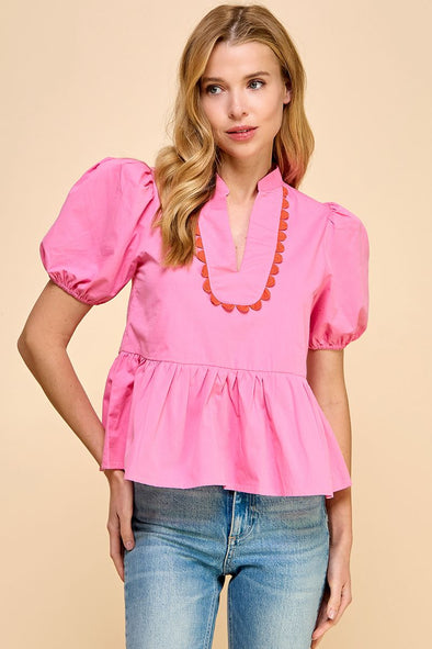 TCEC Puff Sleeve Top
