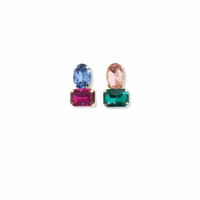 Ink + Alloy Abigail Rainbow Post Earrings