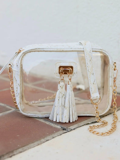 Caroline Hill Addison Clear Crossbody Purse