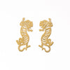 Ink+Alloy Bianca Tiger Drop Earrings