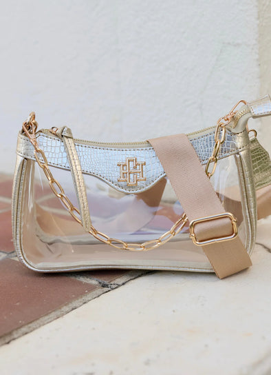 Caroline Hill Cassidy Clear Crossbody Purse