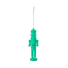 180 Flocked Toy Soldier Ornament