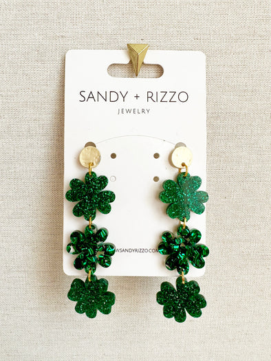 Sandy + Rizzo Extra Lucky Hanging Shamrocks