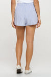 Meet me in Santorini Berry Bust Stripe Shorts