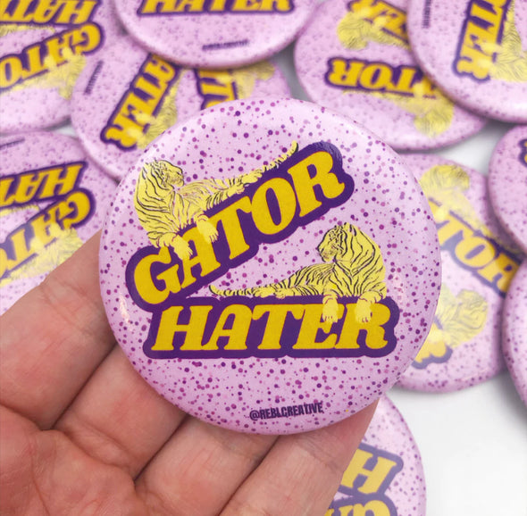 Gator Hater Button