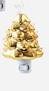 180 Degree Metallic Tree Night Light