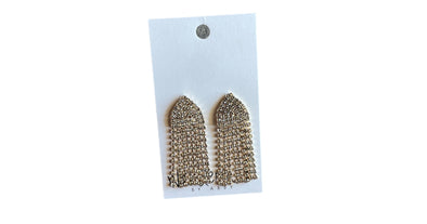 Rhinestone Arch Earrings