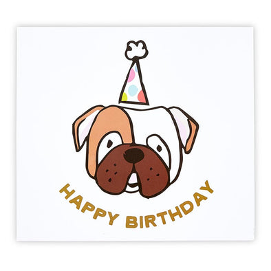 Slant Happy Birthday Dog Pet Birthday Kit