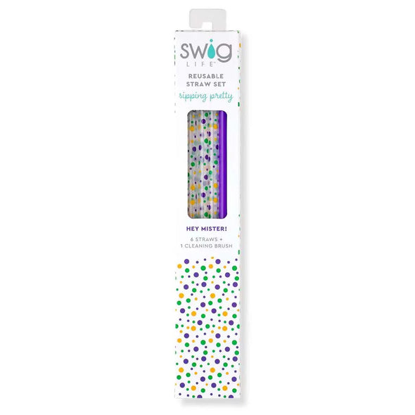 Swig Hey Mister Reusable Straw Set