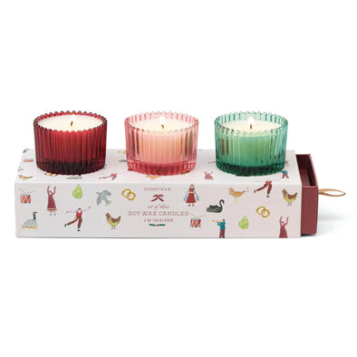 Paddywax Holiday Mercury Glass Boxed Gift Set