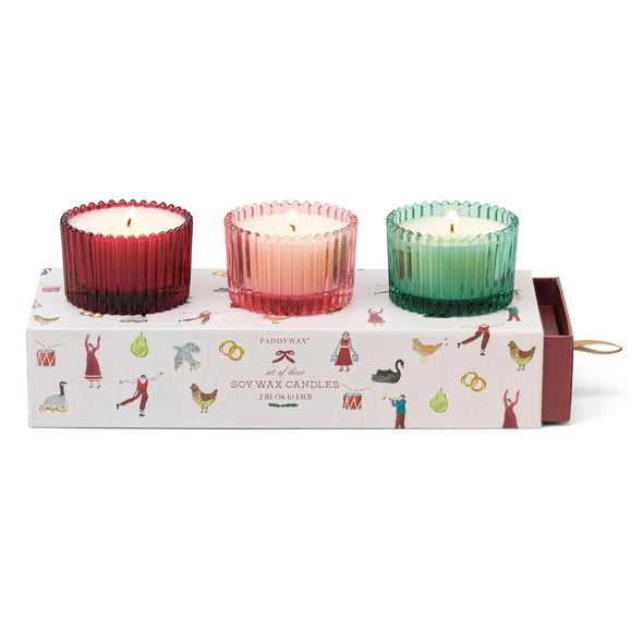 Paddywax Holiday Mercury Glass Boxed Gift Set