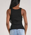 Elan Black Tank Scoop Neck