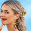 Ink+Alloy Gameday Confetti Beaded Hair Claw Clip