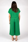 Meet Me In Santorini Kelly Green Spritz Top