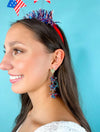 Taylor Shaye Freedom Triple Star Earrings