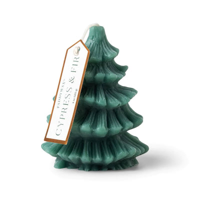 Paddywax Cypress & Fir Short Tree Totem Candle