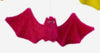 180 Degree Flocked Bat Ornament