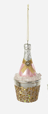180 Degree Champagne Bucket Ornament