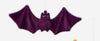 180 Degree Flocked Bat Ornament