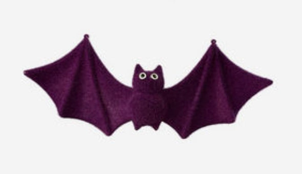 180 Degree Hanging Flocked Bat