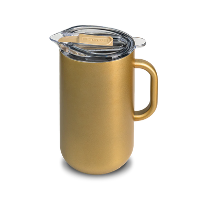 Served Vacuum-Insulated Stainless Steel Pitcher- Golden