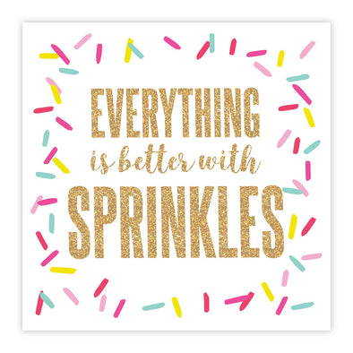 Slant Everything is Better with Sprinkles Napkins