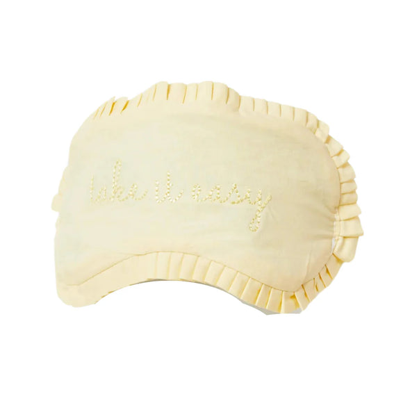 Violet & Brooks Abby Ruffle Eye Mask