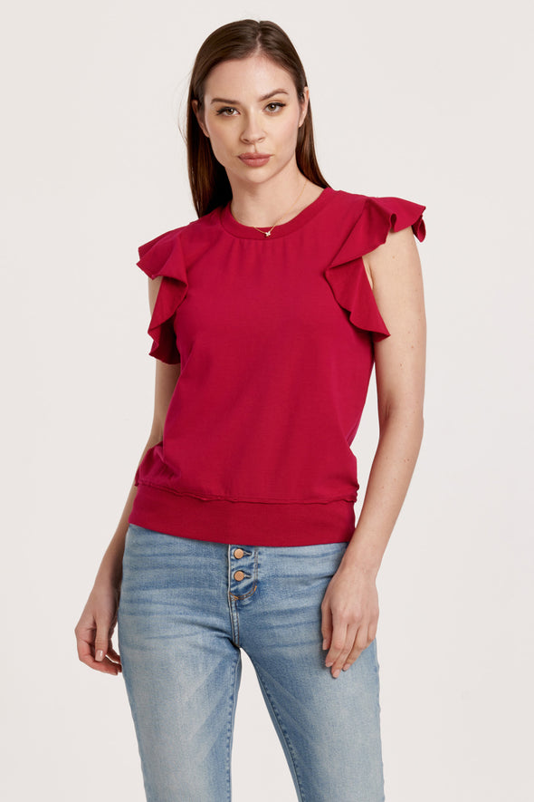 Another Love Ruby Pink Layla Top