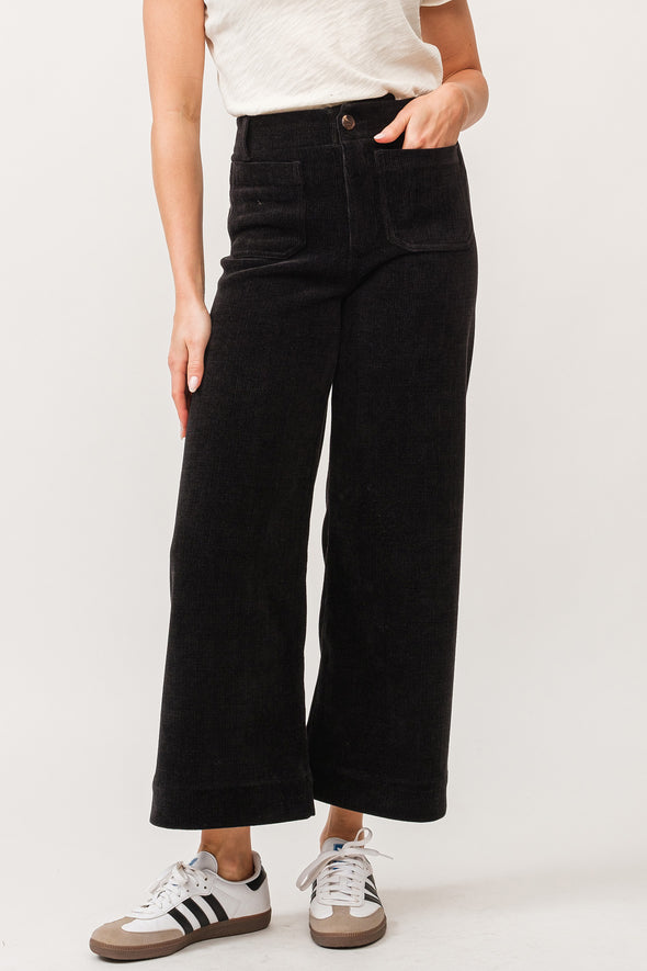 Dear John Black Audrey Corduroy Pants