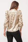 Dear John Rowan Top- Gold Metallic