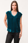 Dear John Yanis Top- Deep Teal