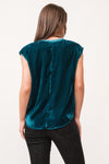 Dear John Yanis Top- Deep Teal