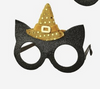 180 Degree Cat Glasses with Witch Hat