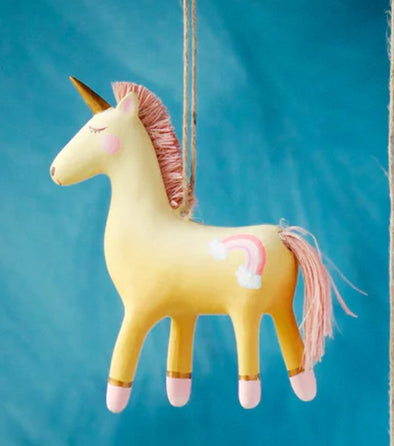 Glitterville Unicorn Friends Ornament
