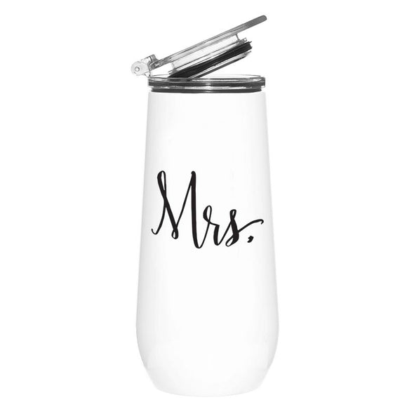 Mrs Stainless Steel Champagne Tumbler