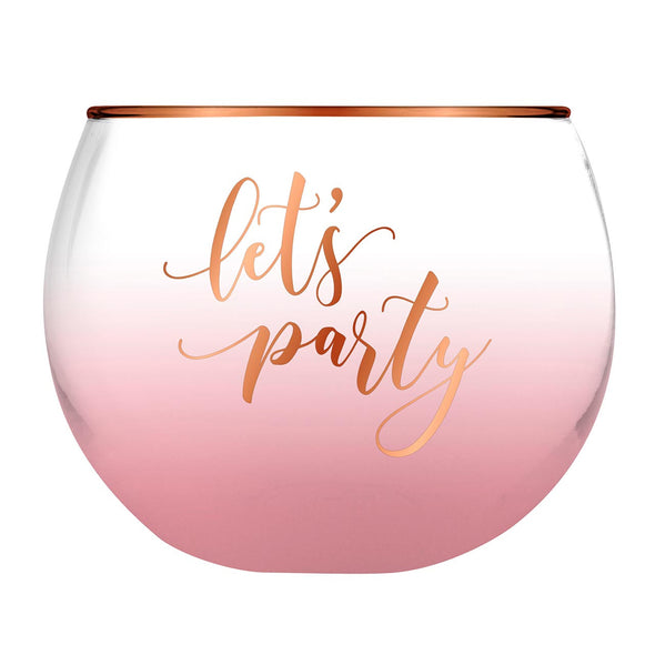 Slant Let's Party Roly Poly Glass